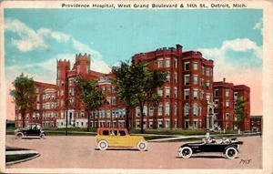 POSTKARTE PROVIDENCE HOSPITAL WEST GRAND BLVD & 14TH ST. DETROIT MICHIGAN - 1923 - Bild 1 von 2