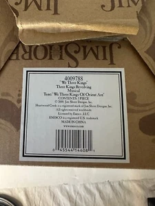 Jim Shore We Three Kings Statuina Musicale Girevole Saggi Natale 4009788 - Foto 1 di 4