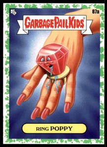 2021 Garbage Pail Kids Food Fight Base Booger Green #87a RING POPPY