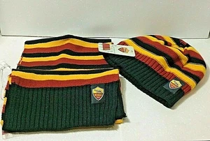 AS ROMA SCIARPA / CAPPELLO BY CASTELLANO OFFICIAL FREE SIZE TAGLIA UNICA - Picture 1 of 7