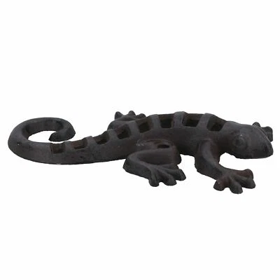 Lizard Gecko Garden Wall Door Shed Sculpture Statue Metal Decoration House - Image 1 of 3