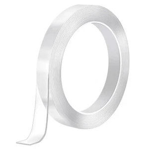 Fabric Tape Double Sided Sticky Tape Adhesive Cloth Tape Two Sided Sticky Sewing - Picture 1 of 6