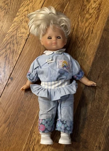 Zapf Creation blonde Puppe 35/14 W Germany 16" Schlafaugen Mes Amis 1989 Vintage - Bild 1 von 19