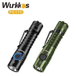 Wurkkos FC11C 519A USB-C Rechargeable EDC 18650 Flashlight Max Output 1200 LM - Picture 1 of 15