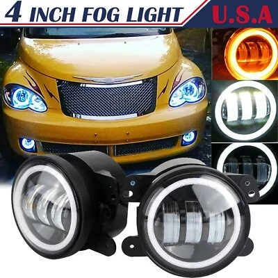 For Chrysler PT Cruiser 2006-2010 30W 4 Inch LED Driving Fog Light Bumper Lamps！ - Image 1 of 4