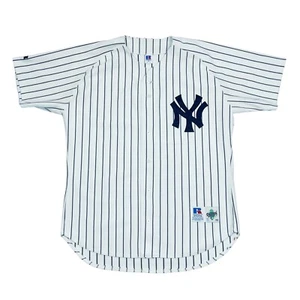 Vtg Rare MLB New York Yankees Russell Athletic Diamond Collection Jersey Size 48 - Picture 1 of 5