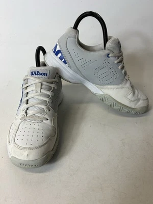 Zapatillas de tenis Wilson Stroke blancas azules para mujer talla 5,5 Foto 1 de 4