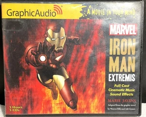 Graphic Audio Marvel Iron Man Extremis Audio Book CD set - Preowned - GC - Picture 1 of 2