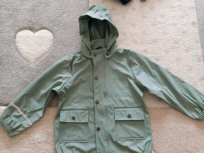 Mikk-Line💕DM💞Jacke💕Regenjacke💕Mädchen💕Größe  110/116💕 Hellgrün 💕 - Bild 1 von 4