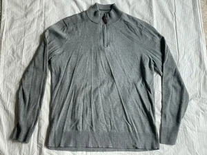 Smartwool Men's Sparwood 1/4 Zip Pullover Sweater Size M Heathered Blue - Picture 1 of 8