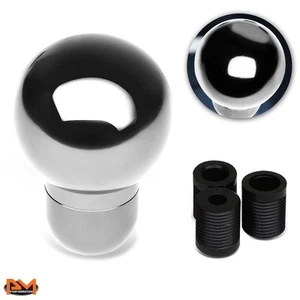 MT/Transmisión Manual Aluminio Bola Redonda Estilo Interior Perilla de Cambio 70mm Cromo - Imagen 1 de 3