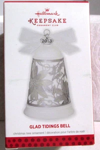 #66 - 2013 Hallmark Keepsake Ornament - Glad Tidings Bell - Picture 1 of 2