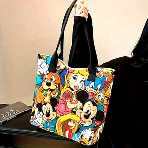 Mickey Mouse Minnie Tasche – Stilvoller Reißverschluss, ideal Schule, Freizeit - Bild 1 von 5