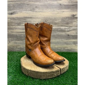 Justin Men - Size 9B - Marbled Peanut Brittle Roper Cowboy Boots Style L4608 - Picture 1 of 11