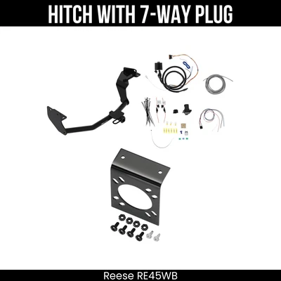 Trailer Hitch + 7 Way Wiring For 19-20 Hyundai Santa Fe 2019 Exc XL Models 06196 - Image 1 of 4