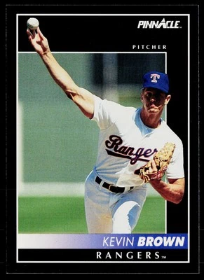 1992 Pinnacle #405 Kevin Brown Texas Rangers - Image 1 of 2