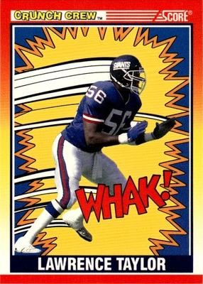 1990 Score Lawrence Taylor New York Giants #552 - Image 1 of 2