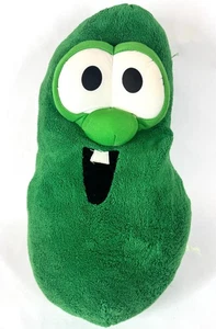 Vintage 17 Zoll VeggieTales Bibel Animation klassischer Cartoon Larry Gurke Plüsch - Bild 1 von 9
