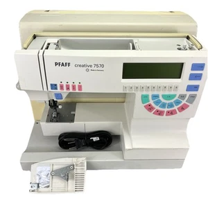For Parts or Repair | Pfaff Creative 7570 Embroidery Sewing Machine Powers On - Picture 1 of 19
