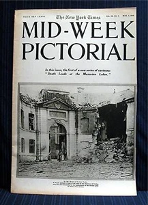 1916 NY Times 05-04 Mid Week War Pictorial WWI Magazine - Bild 1 von 3