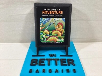 Adventure (Atari 2600, 1979) Yellow Text Label Cartridge Only- Great Condition - Image 1 of 4