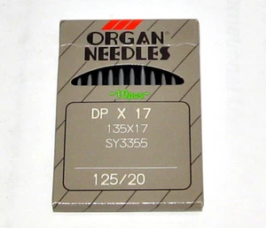 10 ORGAN 135X17 #20 WALKING FOOT SEWING MACHINE NEEDLES DPX17 DIX3 - Picture 1 of 1