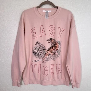 Project Social T Sweater Womens Small Medium Easy Tiger Oversize Sweatshirt S/M - Picture 1 of 10