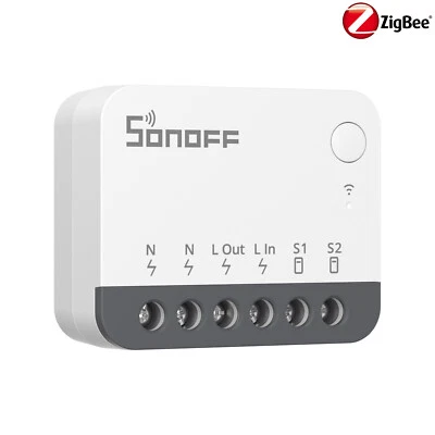 Módulo interruptor de luz inteligente SONOFF ZBMINIR2 Zigbee 3.0 conductor neutro necesario - Imagen 1 de 4