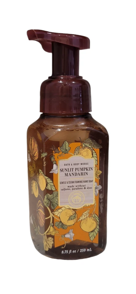 JABÓN DE MANOS ESPUMOSO SUAVE MANDARINA CALABAZA ILUMINADO POR EL SOL BATH & BODY WORKS, 8,75 Foto 1 de 1