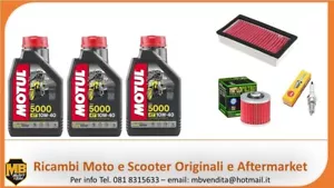 KIT TAGLIANDO YAMAHA XT 600 OLIO MOTUL 10w40 FILTRO OLIO ARIA CANDELA - Foto 1 di 1
