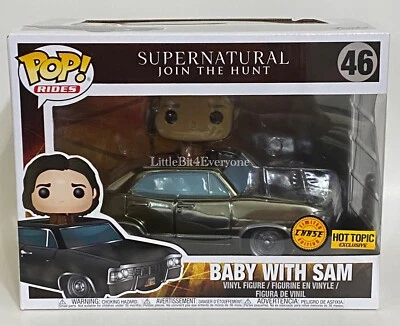 Funko POP ABOVEDADO! RIDES Supernatural BABY WITH SAM #46 Metallic CHASE Hot Topic Foto 1 de 4