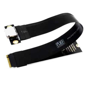 PCIe 4.0 Gen4 M.2 NVME to Oculink SFF8611 4i Extension Cable for Desktop Laptop - Picture 1 of 8