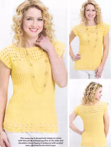 VERANO Top/Blusa/Ropa/Patrón Crochet Besado por el Sol SOLO INSTRUCCIONES - Imagen 1 de 1