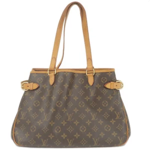 Auth Louis Vuitton Monogram Batignolles Horizontal Tote Bag M51154 Used - Picture 1 of 24