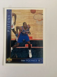 Olden Polynice Detroit Pistons 1993-94 Upper Deck Basketball Card #54 - Picture 1 of 3