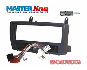 MASCHERINA RADIO 1 DIN COMPATIBILE PER TOYOTA YARIS DAL 2003 A 2006 + CONNETTORI - Foto 1 di 5