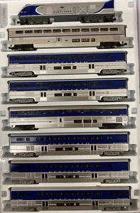 N Kato SC-44 Charger, Amtrak Pacific Surfliner 8-Car Set Los Angeles #106-9001/2 - Picture 1 of 4
