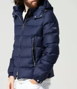 TATRAS Navy Wool Down Jacket MTA19A4289 Size 6 (XXL) - Picture 1 of 10