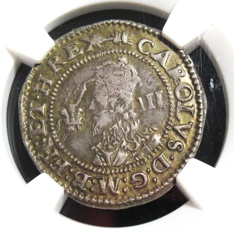 Great Britain: Charles I 3 Pence ND (1638-1642) XF45 NGC Cover