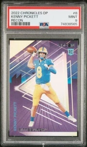 2022 Panini Chronicles Recon Rookie Kenny Pickett #8 Pittsburgh Steelers PSA 9 - Picture 1 of 2