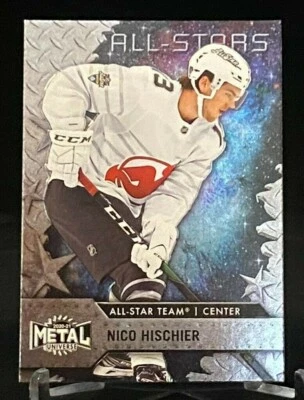 2020-21 Metal Universe All-Stars Skill #193 Nico Hischier New Jersey Devils - Image 1 of 2
