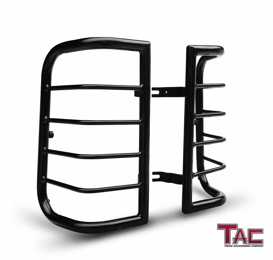 TAC Tail Rear Light Guards Cover Protector for 2000-2004 Nissan Xterra TLG Black - Изображение 1 из 4