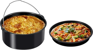 2 Pcs/Set Universal Air Fryer Accessories, Air Fryer Pizza Pan and Baking Cake B - Picture 1 of 9