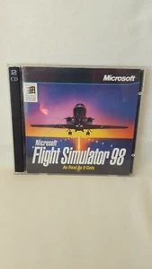 Microsoft Flight Simulator 98 Game PC 2 Discs - Aircraft Flying Planes  - Picture 1 of 2