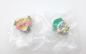 Splatoon 2 Inking Boy Zapfish Memcake 1" Mini Borrador Figura Set - Imagen 1 de 2