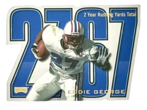 1998 Playoff Prestige Inside the Numbers Die-Cut #15 Eddie George Houston Oilers - Picture 1 of 2
