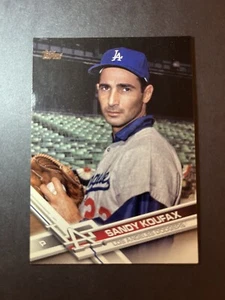 2017 Topps #597 Sandy Koufax Photo Variation NM/MT - Picture 1 of 6
