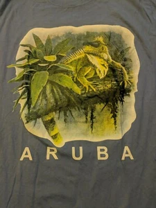 ARUBA Tee-Shirt Men's Size Large - 100% Cotton - Passport Aruba - Picture 1 of 4