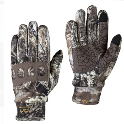 Medium Mens Realtree Max-1 XT MidWeight Gloves Camo Winter TOUCH SCREEN Shooting - Image 1 of 4
