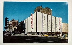 Omaha Nebraska NE Woolworth's Store Downtown Street View Autos Taxi Postcard - Picture 1 of 11